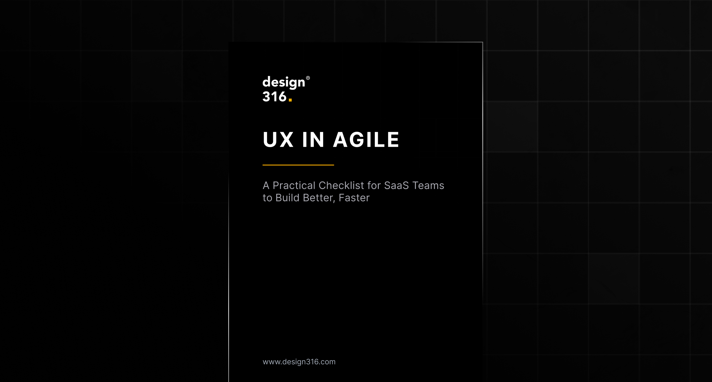 Ebook Cover UX For Agile Teams